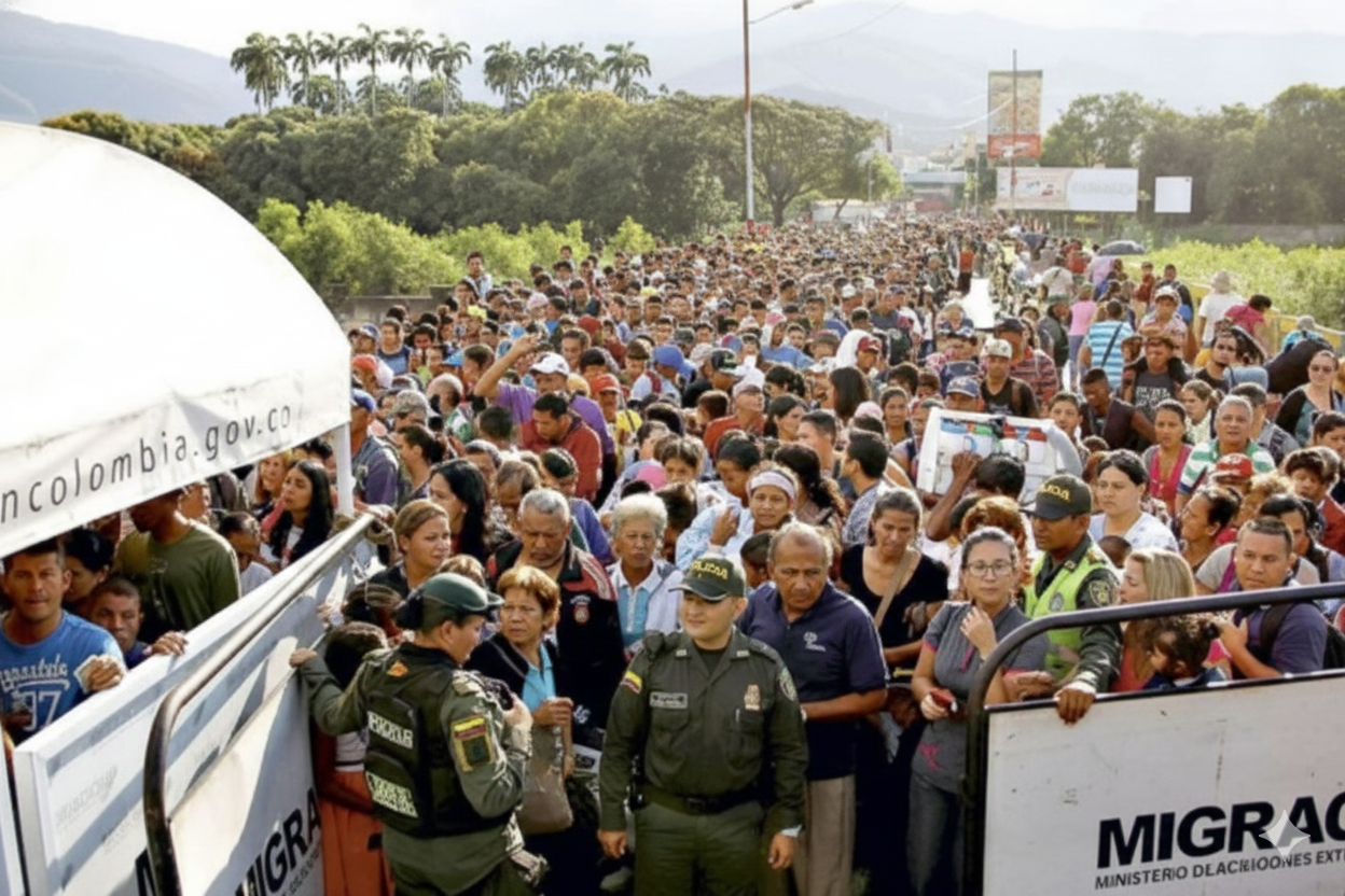 Imagen de la diáspora venezolana